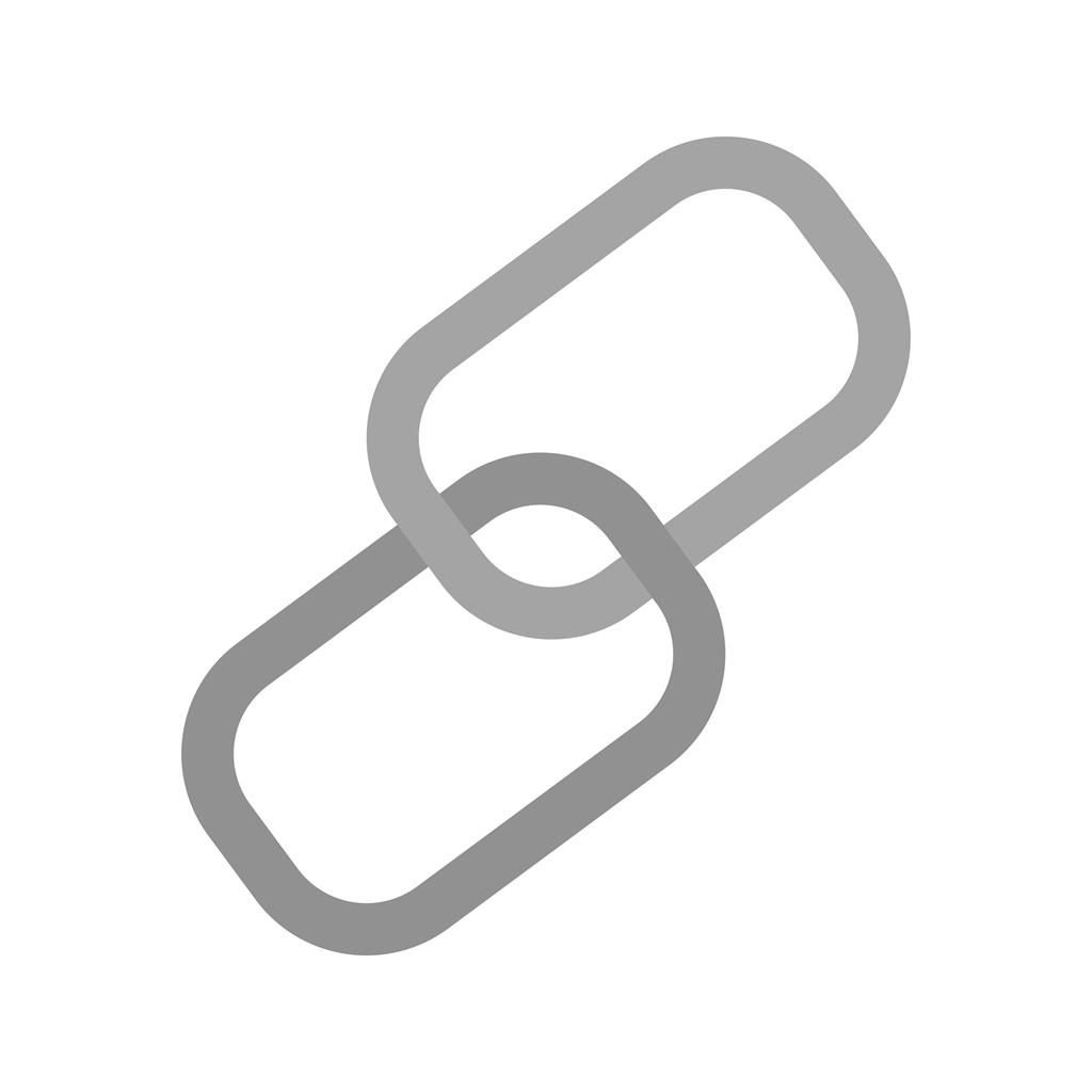 Link Building Greyscale Icon