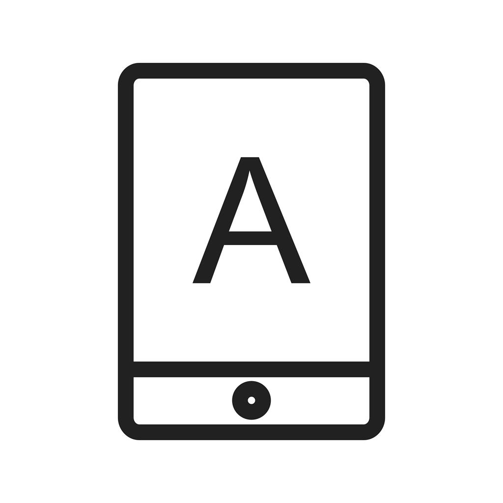 Mobile Application Line Icon