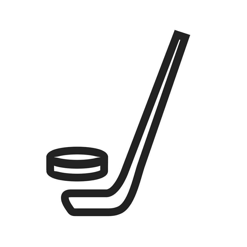 Hockey Line Icon - IconBunny