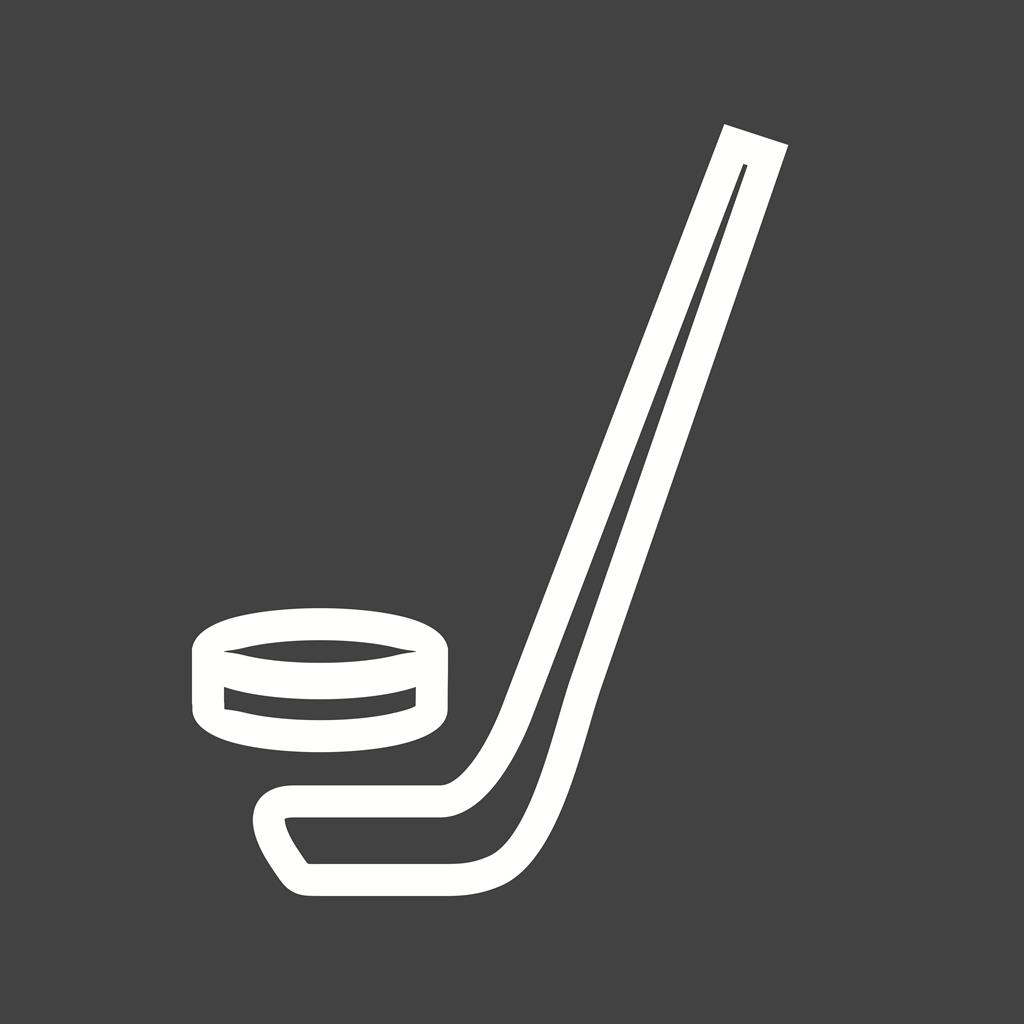 Hockey Line Inverted Icon - IconBunny