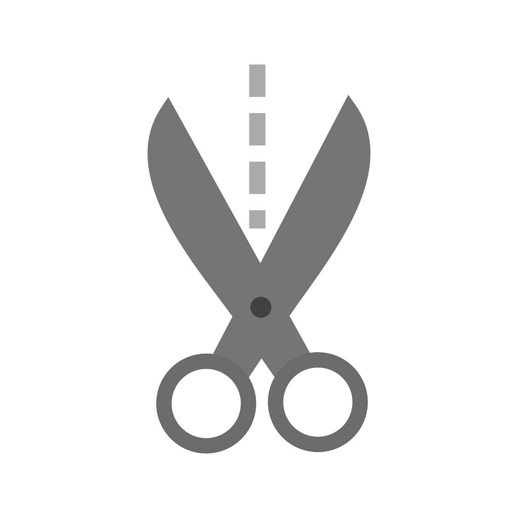 Cut Greyscale Icon