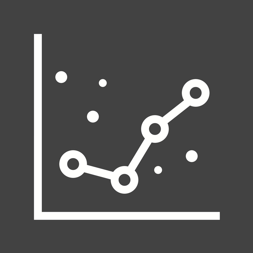 Dotted Graphs Line Inverted Icon