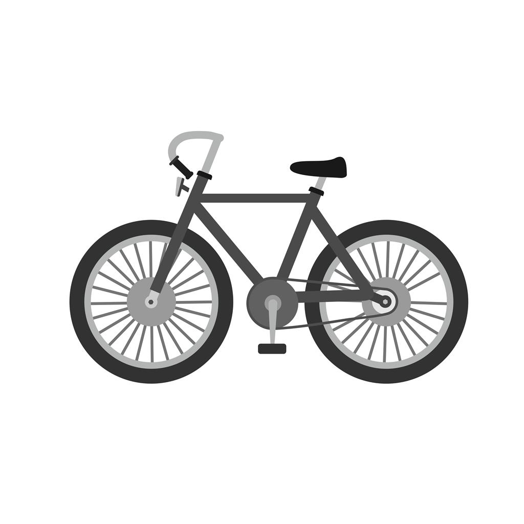 Cycle Greyscale Icon - IconBunny