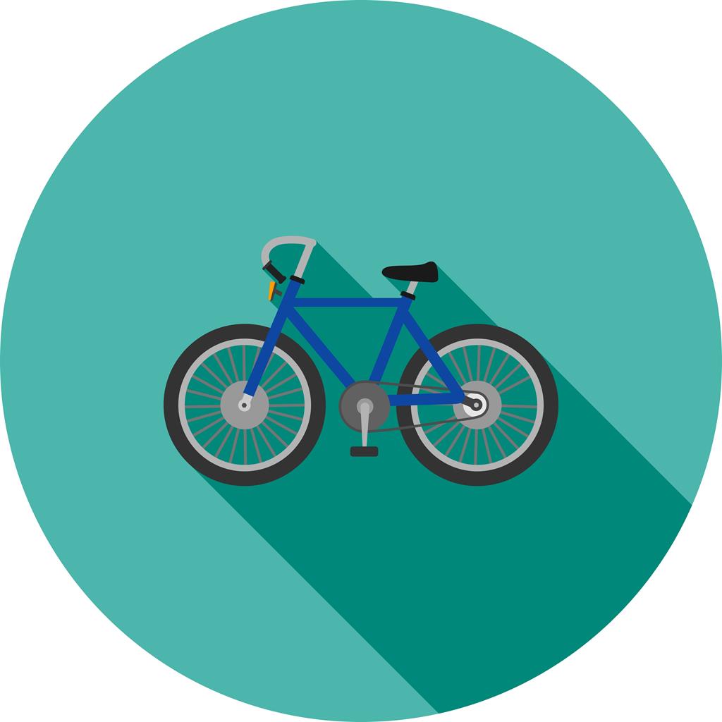 Cycle Flat Shadowed Icon - IconBunny
