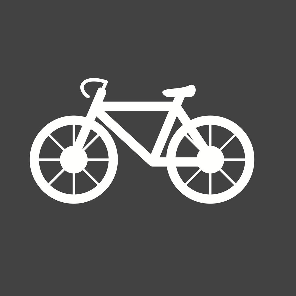 Cycle Glyph Inverted Icon - IconBunny