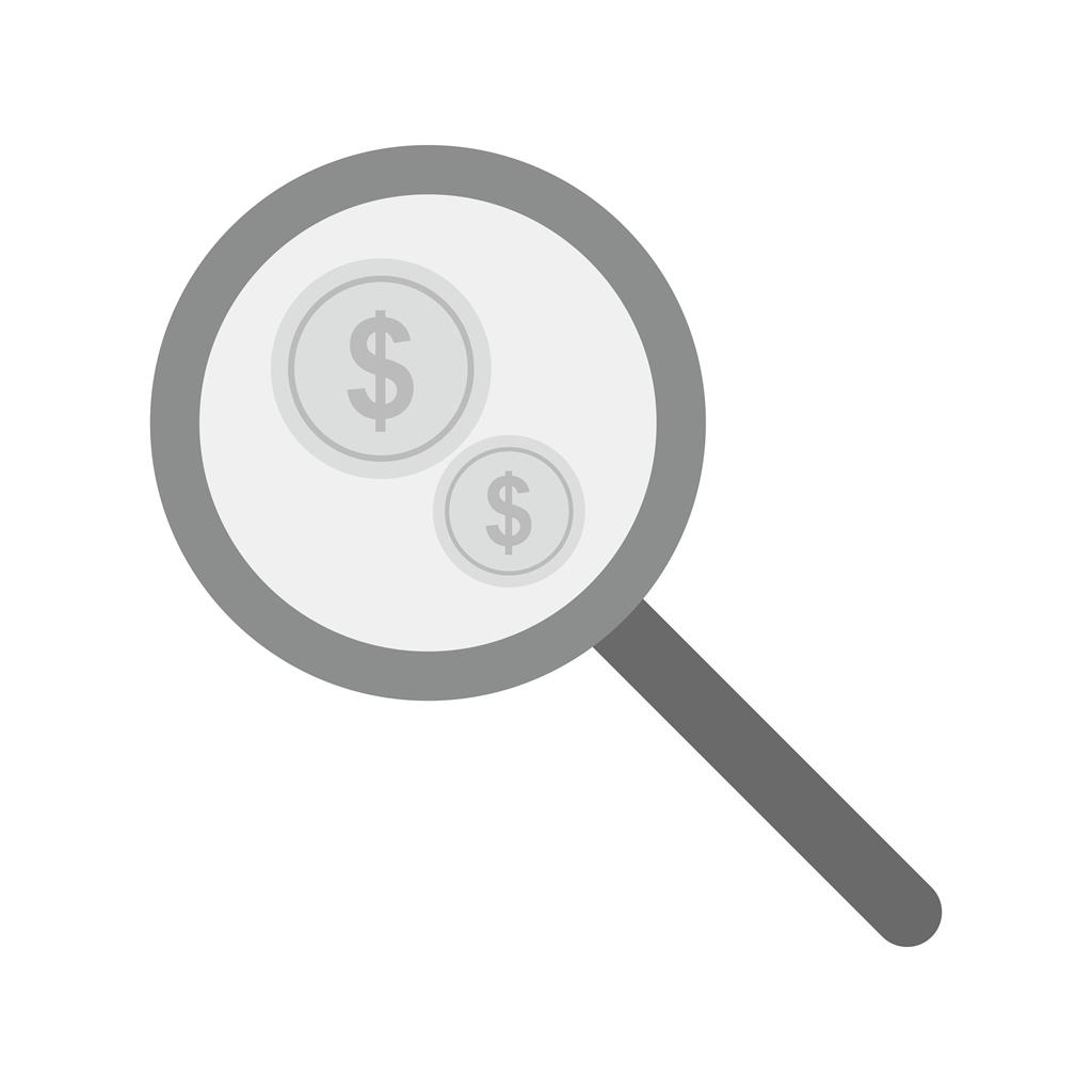 View Currency Greyscale Icon