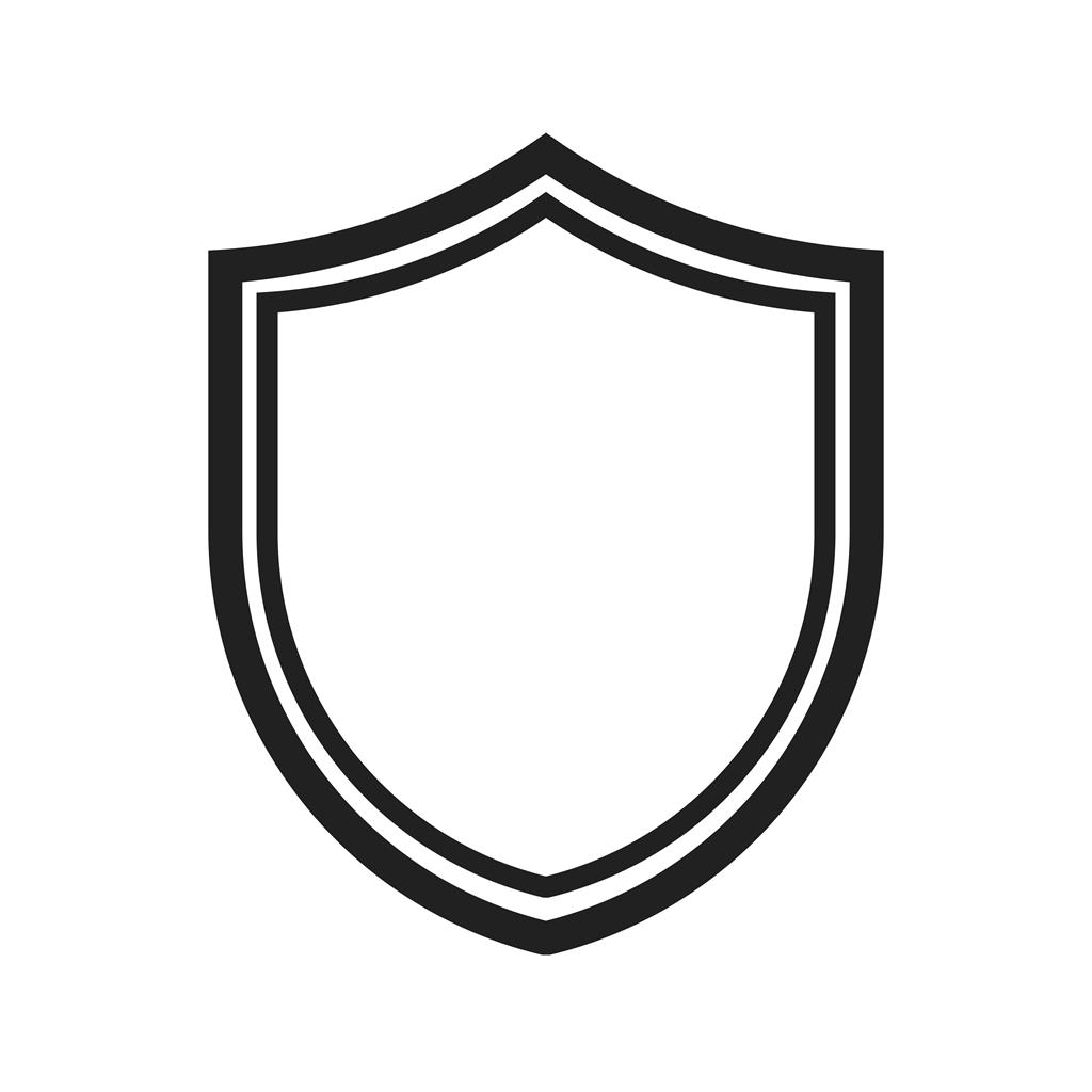 Shield I Line Icon