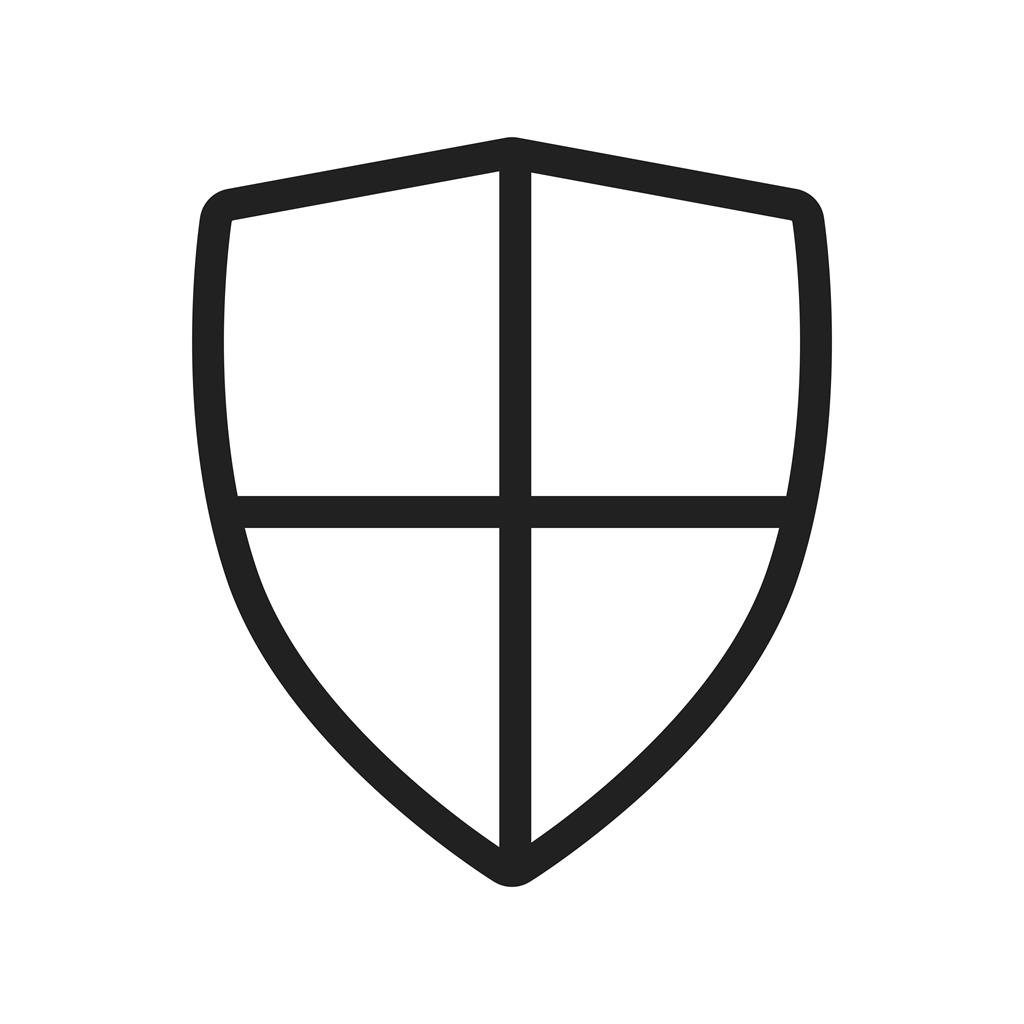 Shield II Line Icon