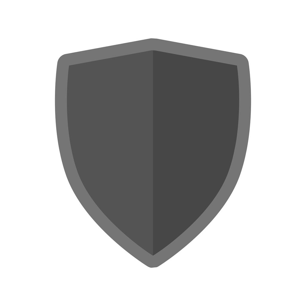 Shield II Greyscale Icon