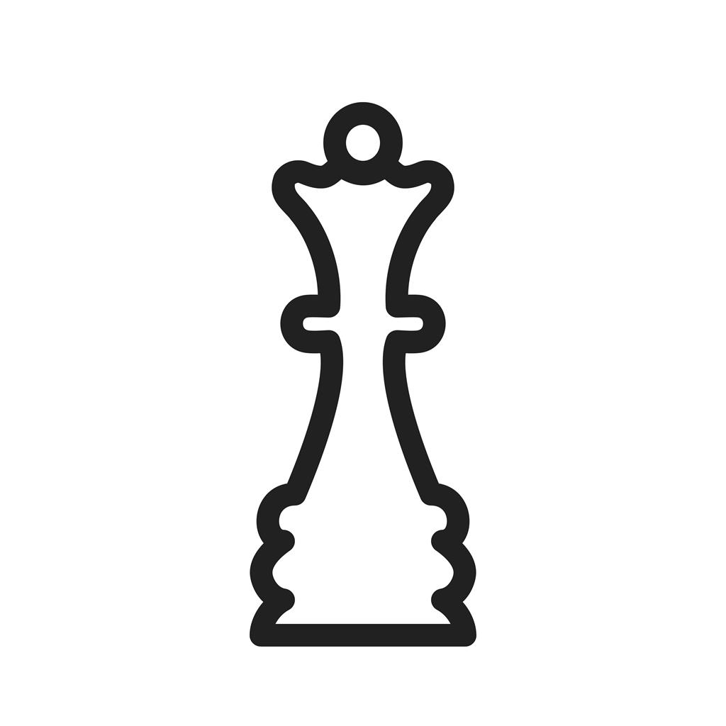 Chess Line Icon - IconBunny
