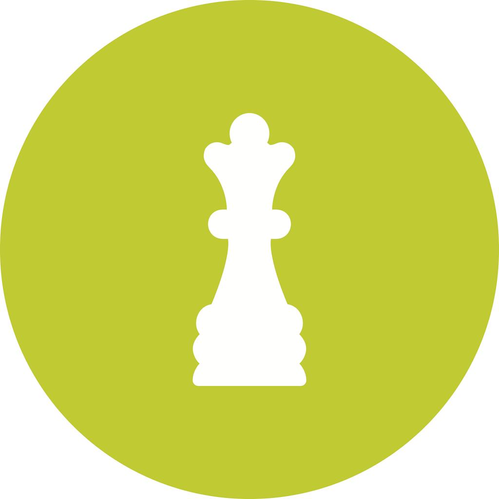 Chess Flat Round Icon - IconBunny