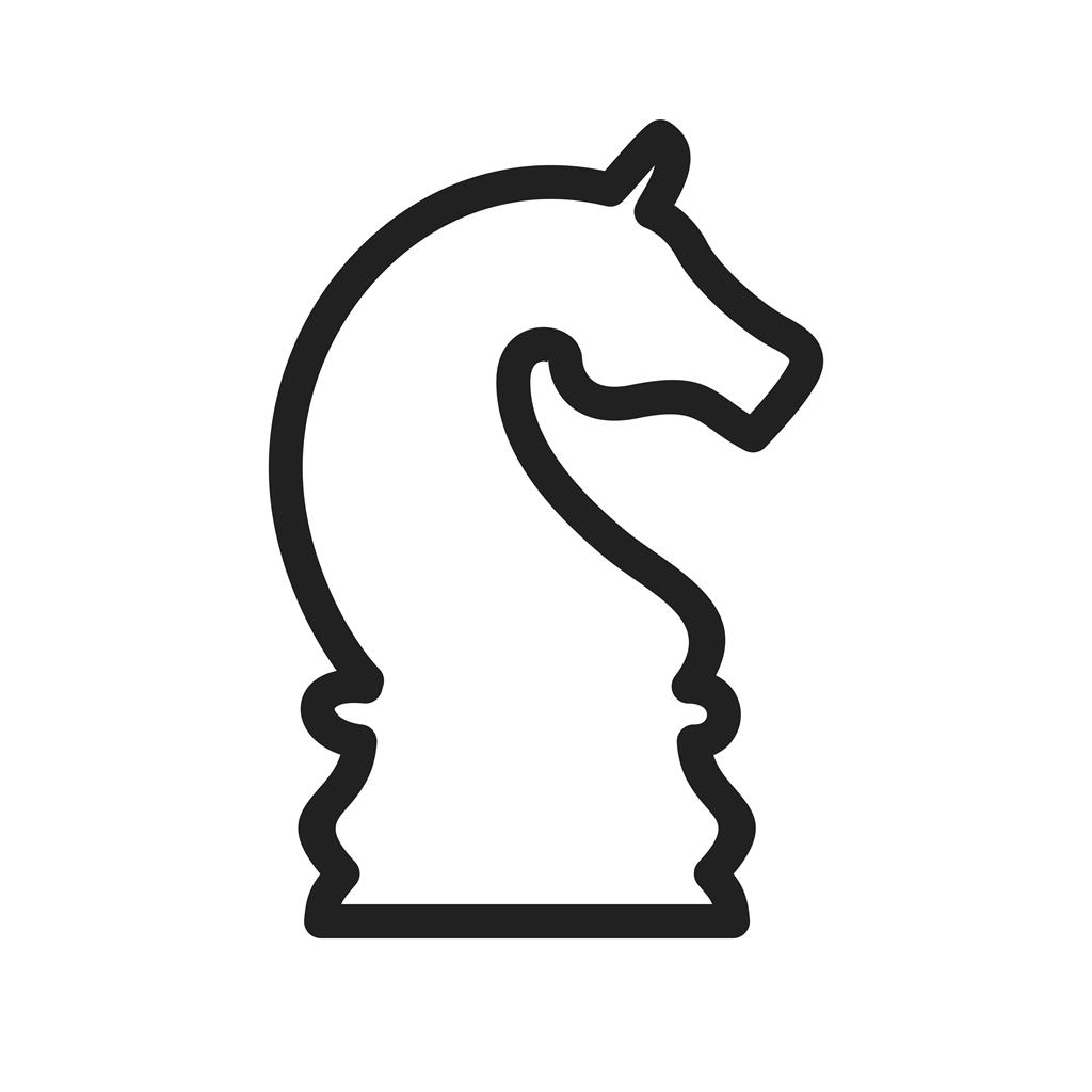 Chess II Line Icon - IconBunny
