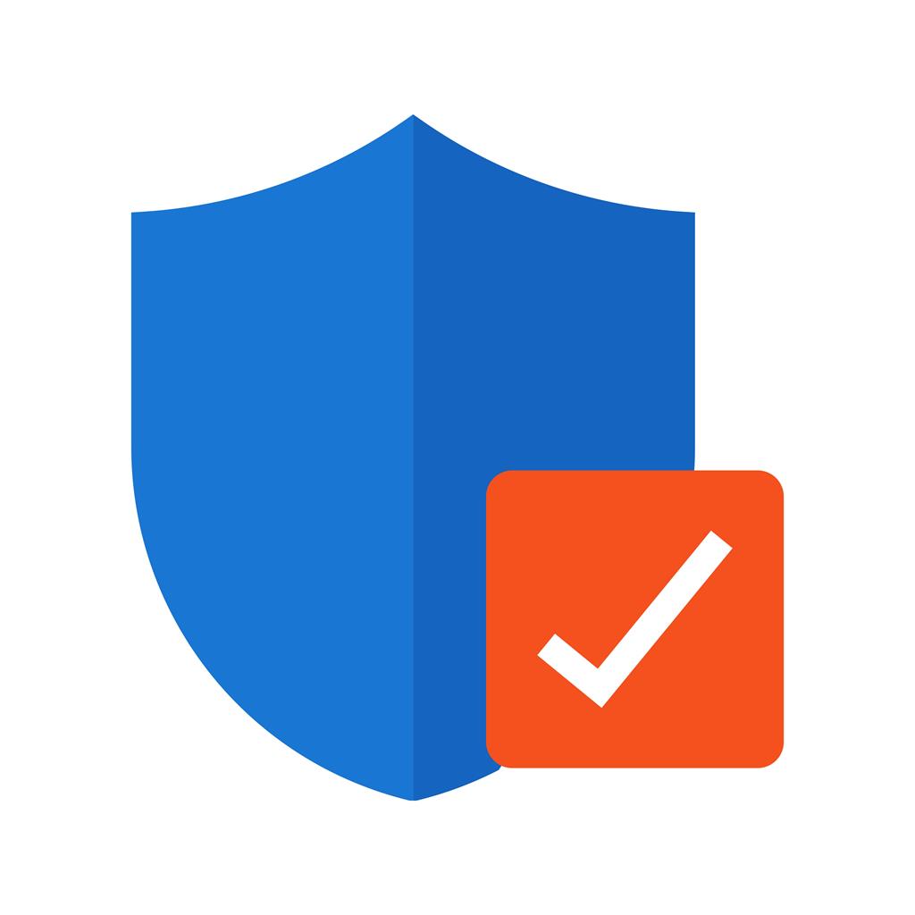 Verified Protection Flat Multicolor Icon