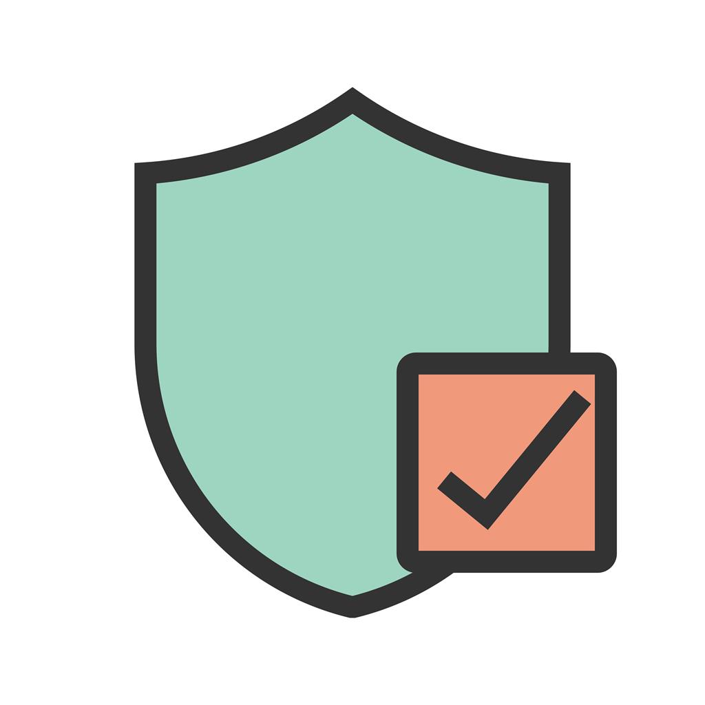 Verified Protection Line Filled Icon