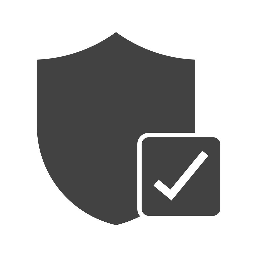 Verified Protection Glyph Icon