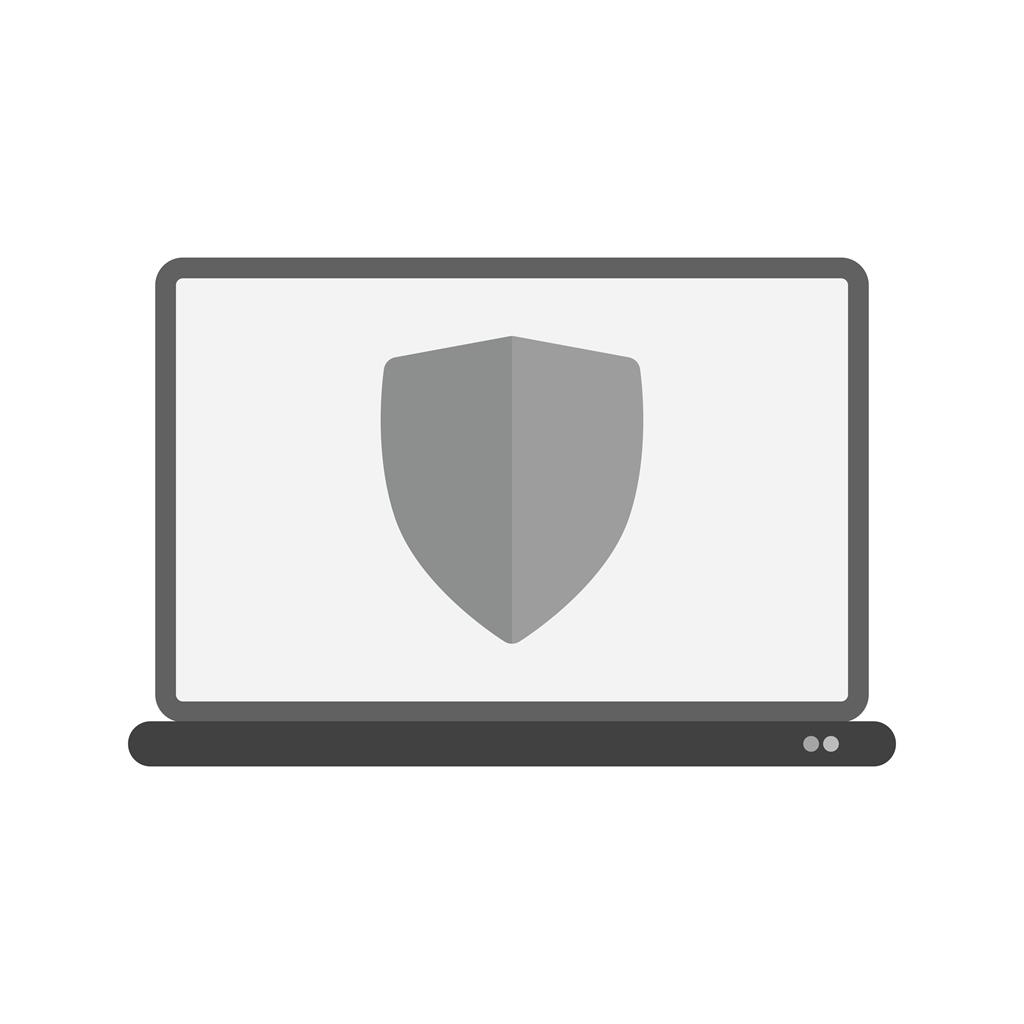 Protected System Greyscale Icon
