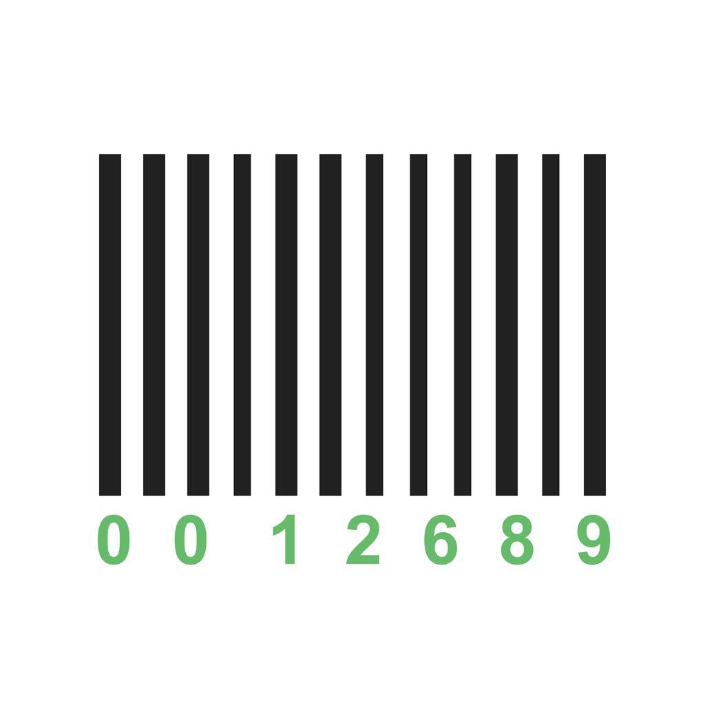Barcode Line Green Black Icon