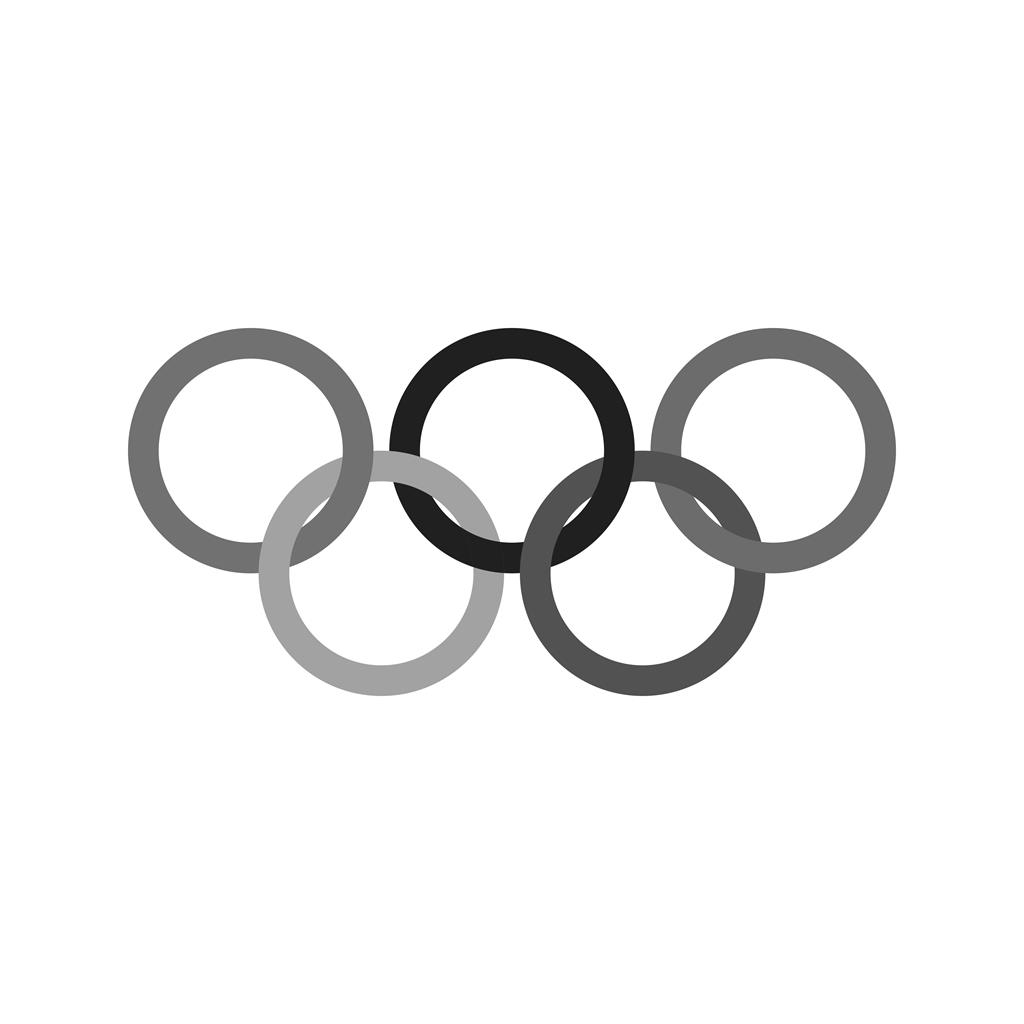 Olympics Greyscale Icon - IconBunny