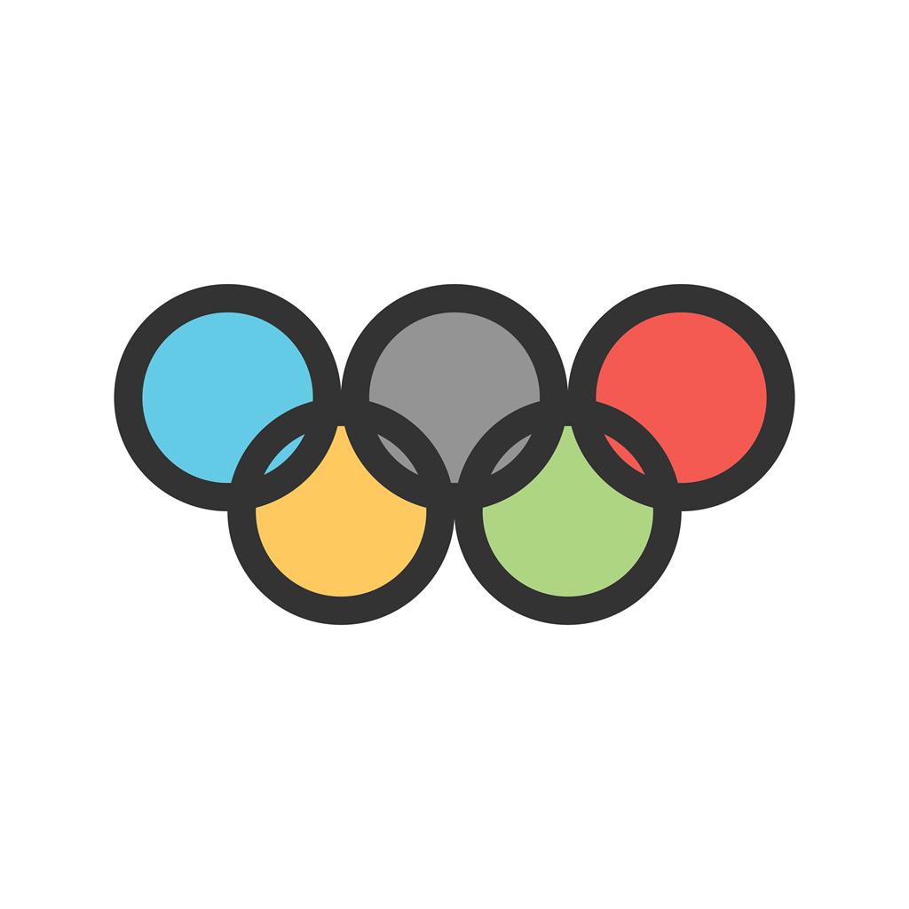 Olympics Line Filled Icon - IconBunny