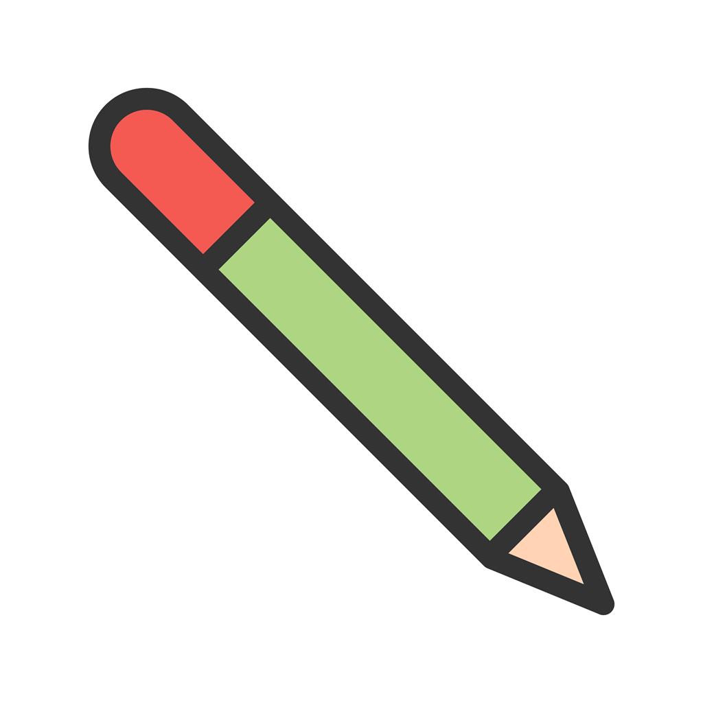 Pencil Line Filled Icon