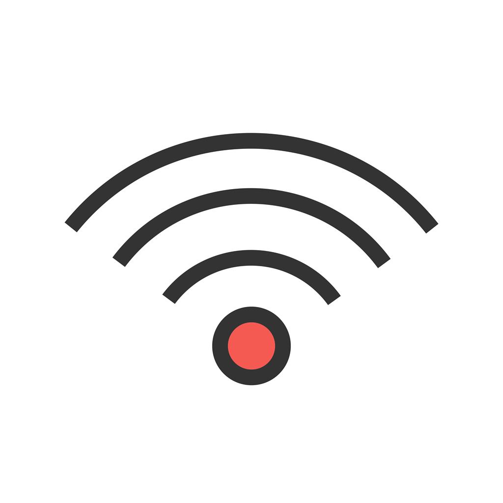 Wifi Line Filled Icon - IconBunny