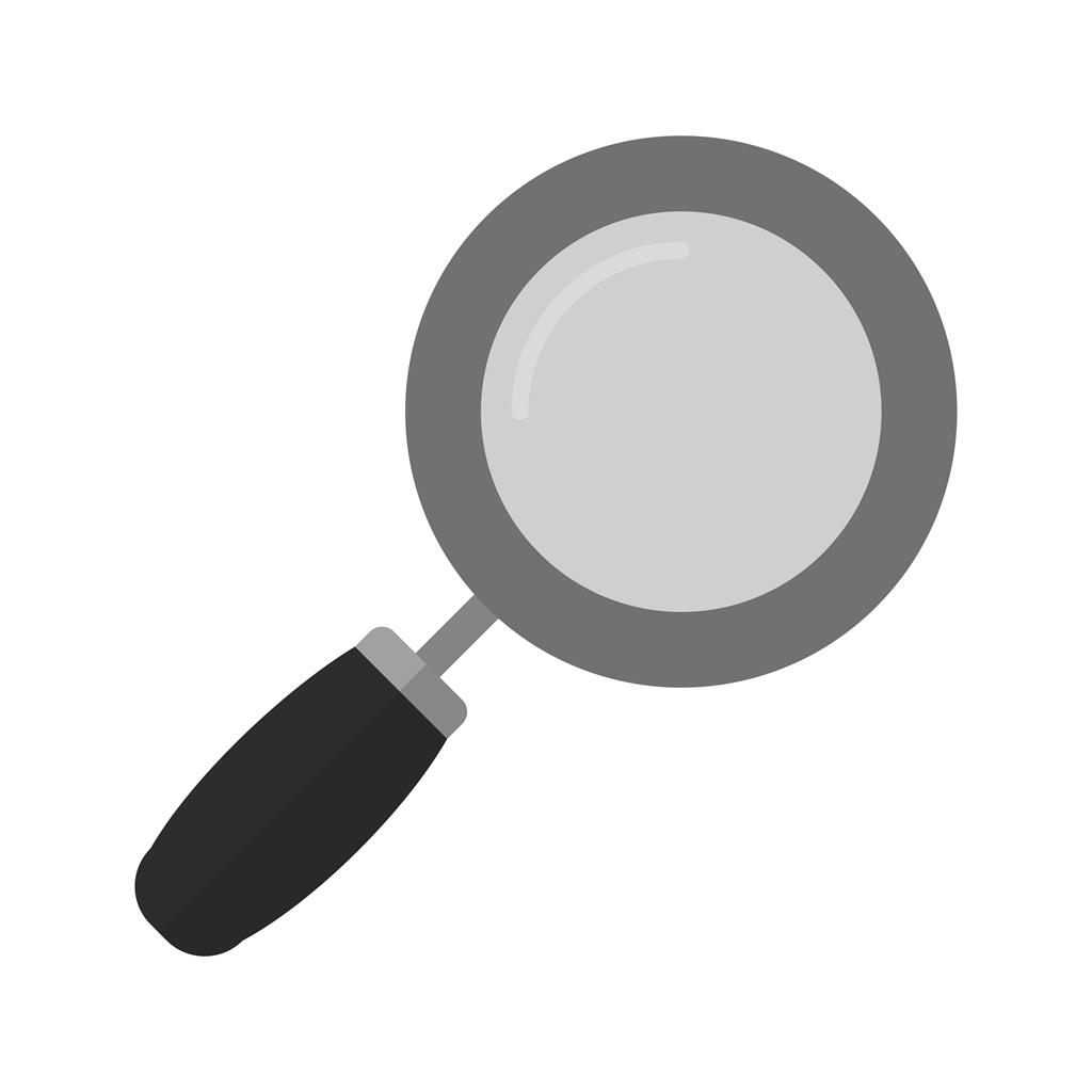 Magnifying Glass Greyscale Icon
