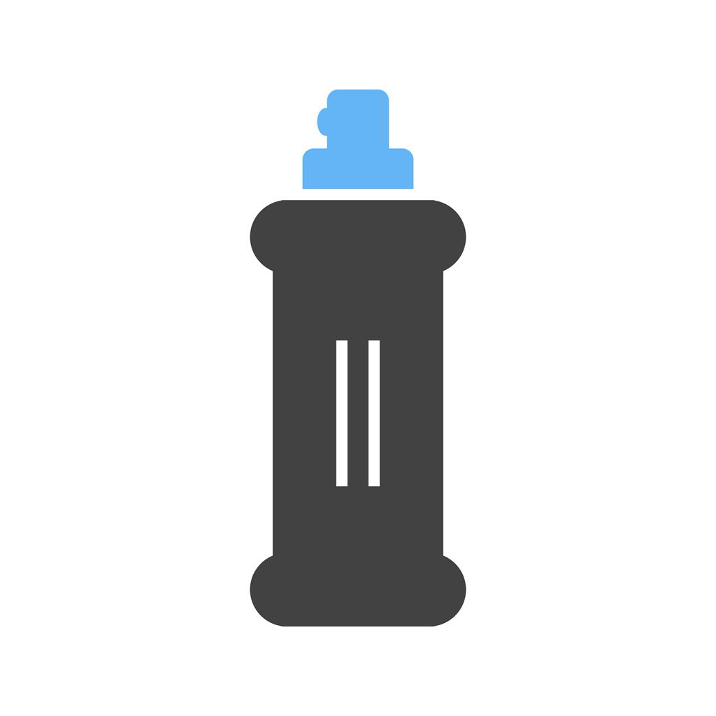 Spray Bottle Blue Black Icon