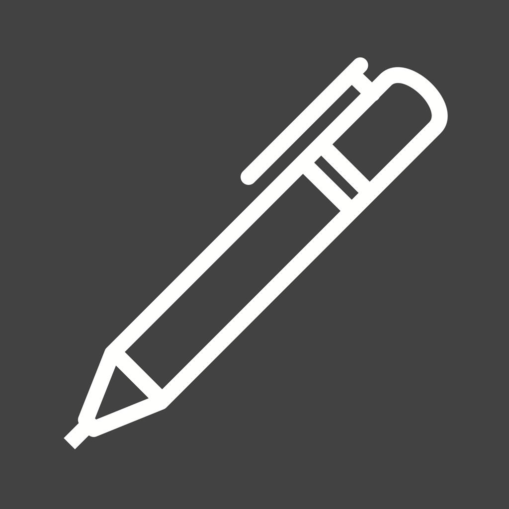 marker Line Inverted Icon