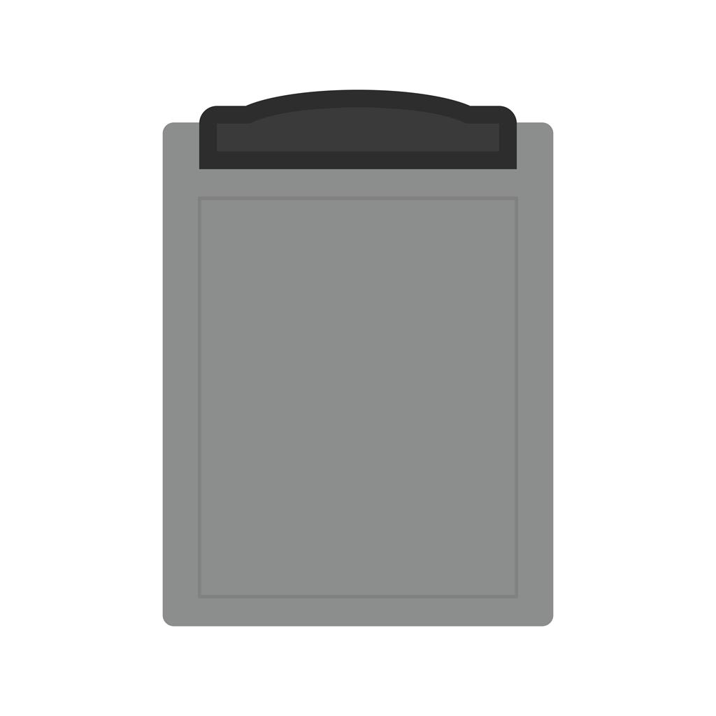 Clipboard Greyscale Icon