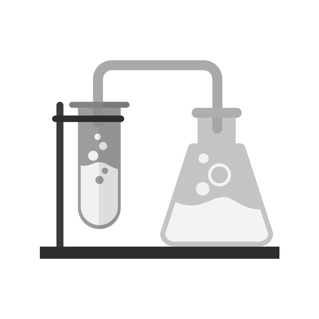 Chemistry Set Greyscale Icon