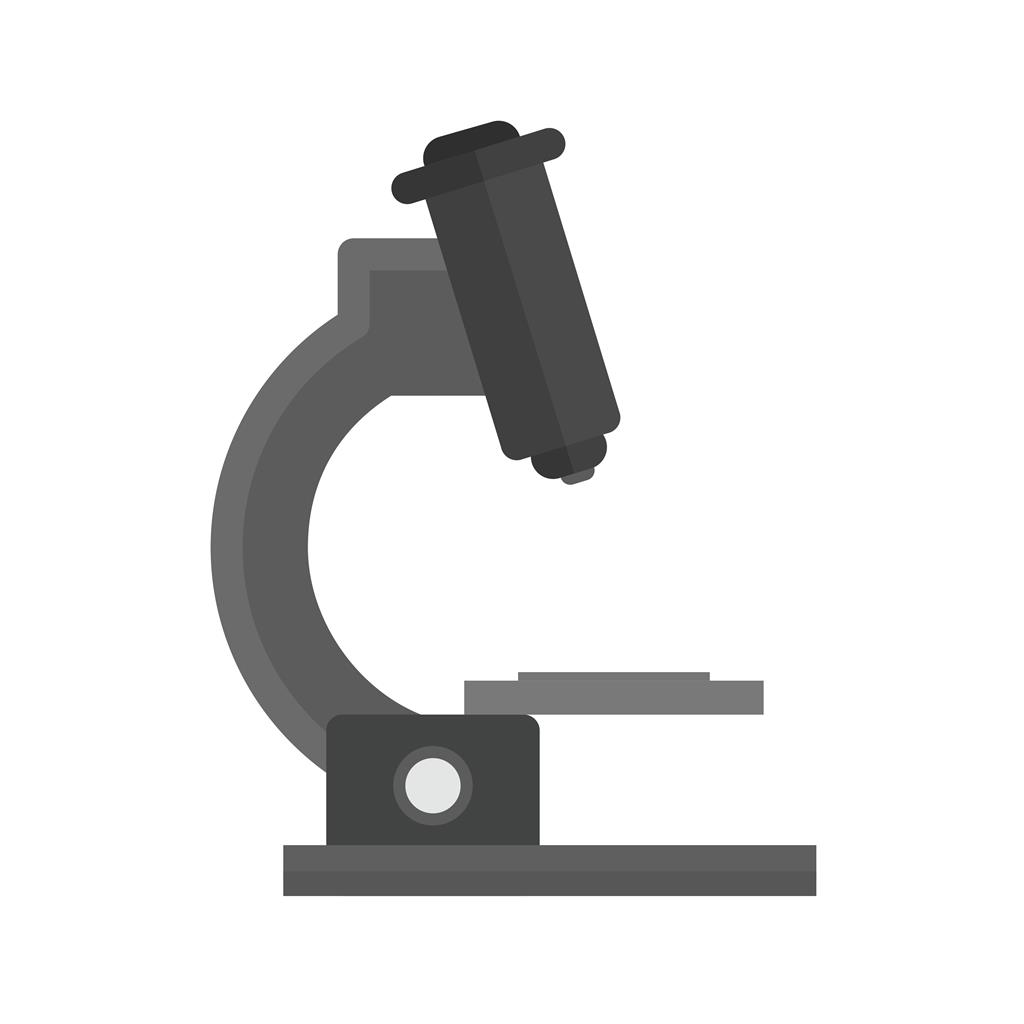 Microscope Greyscale Icon