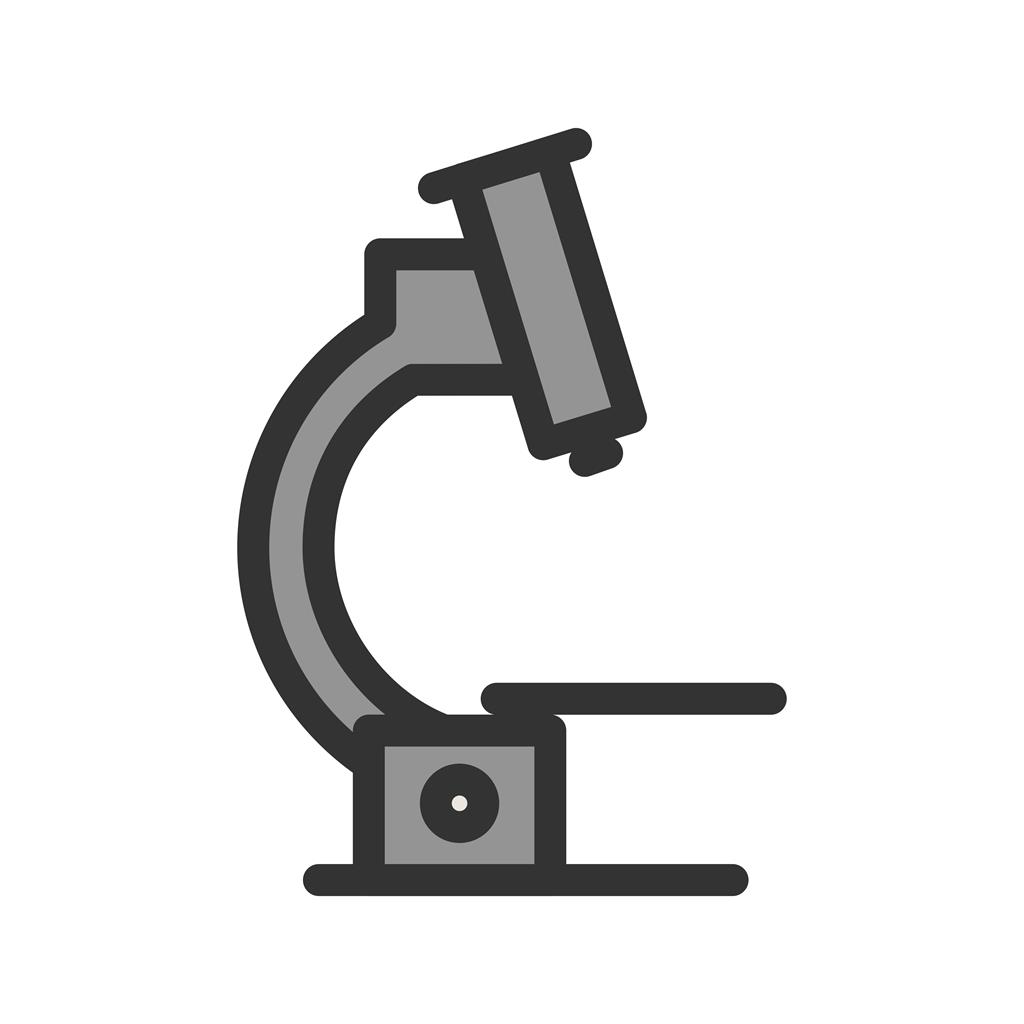 Microscope Line Filled Icon