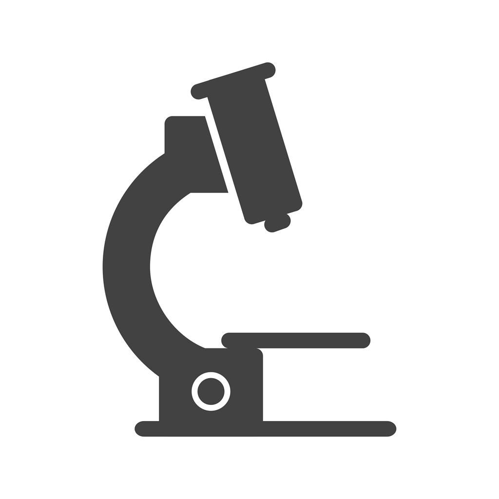 Microscope Glyph Icon