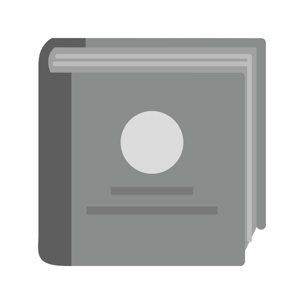 Book Greyscale Icon