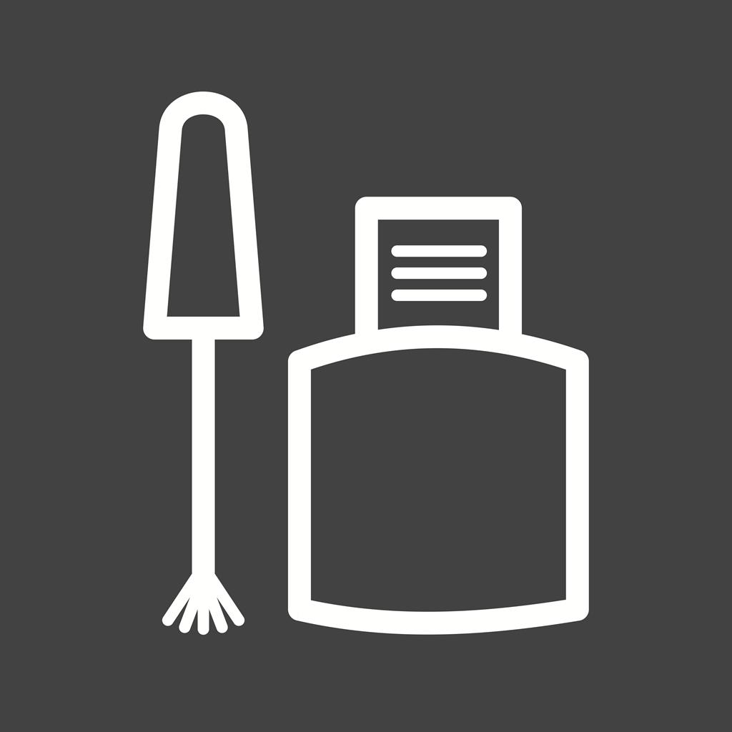 Ink Remover Line Inverted Icon