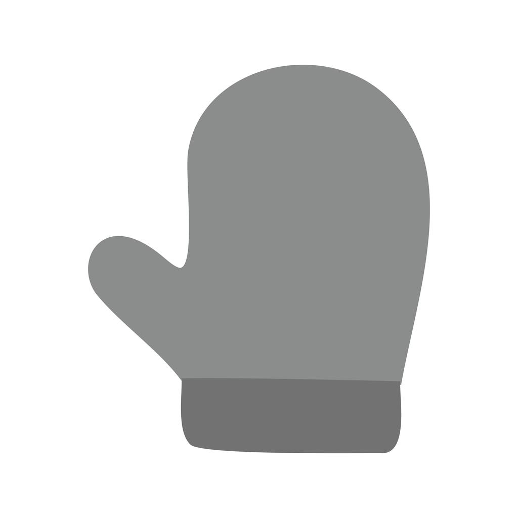 Glove Greyscale Icon