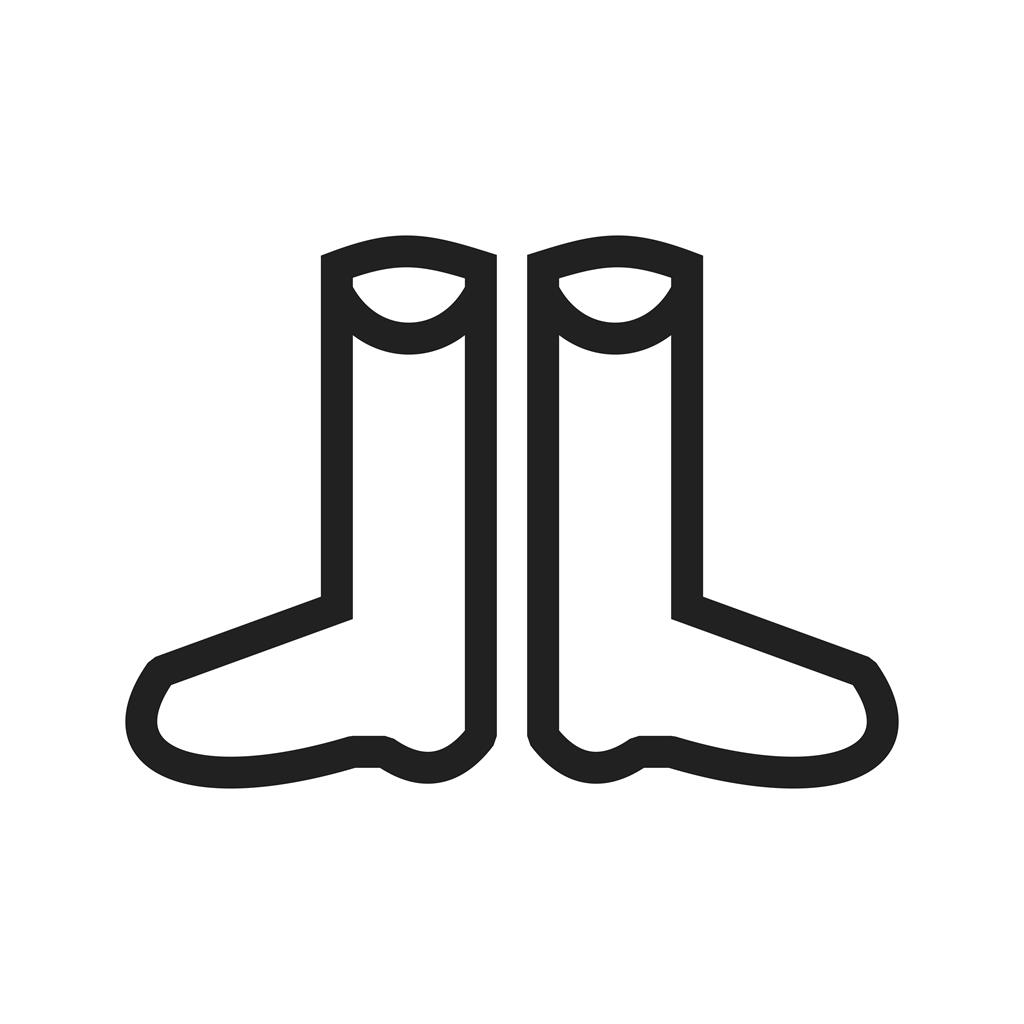 Long Boots Line Icon