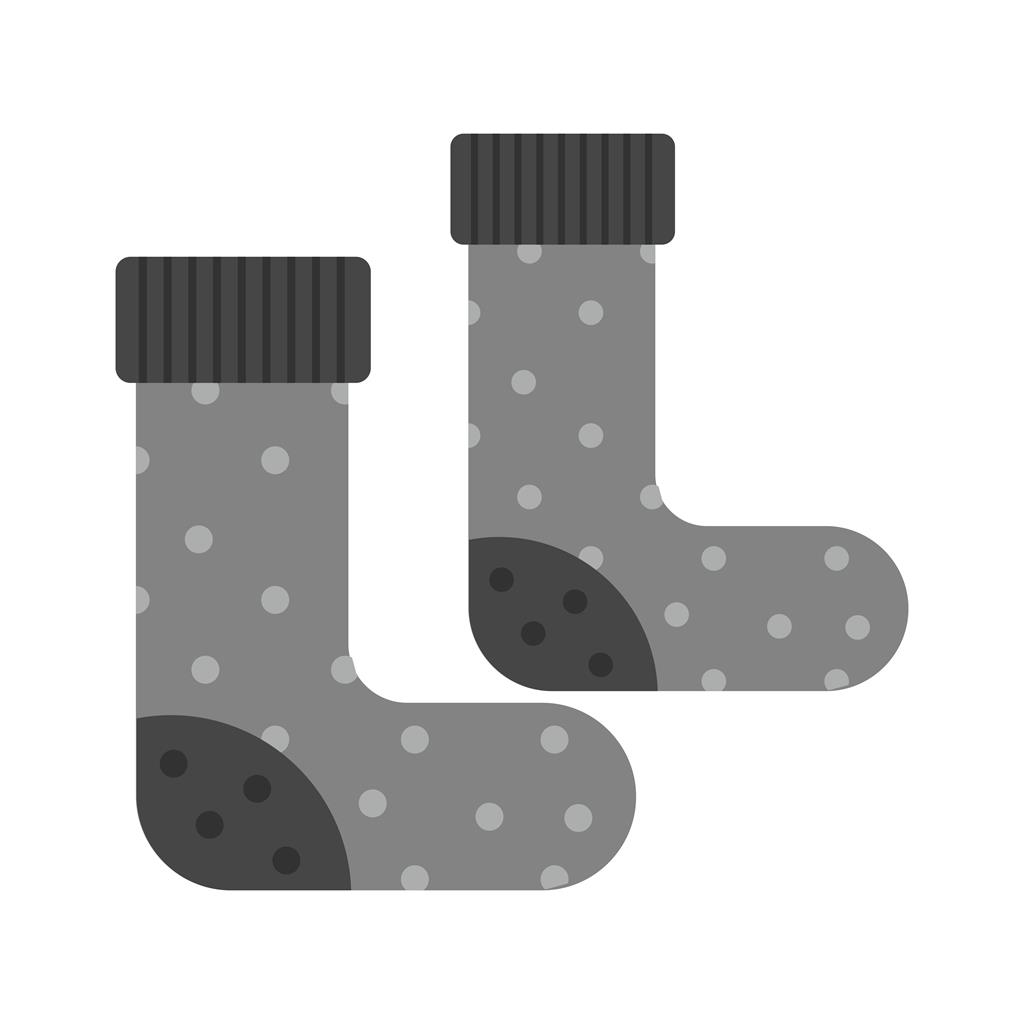 Long Boots Greyscale Icon