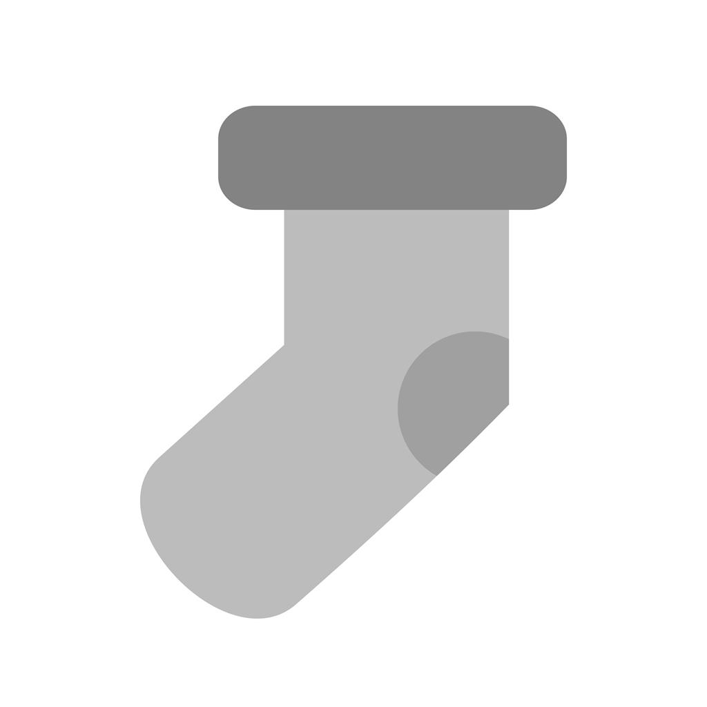 Warm Sock Greyscale Icon