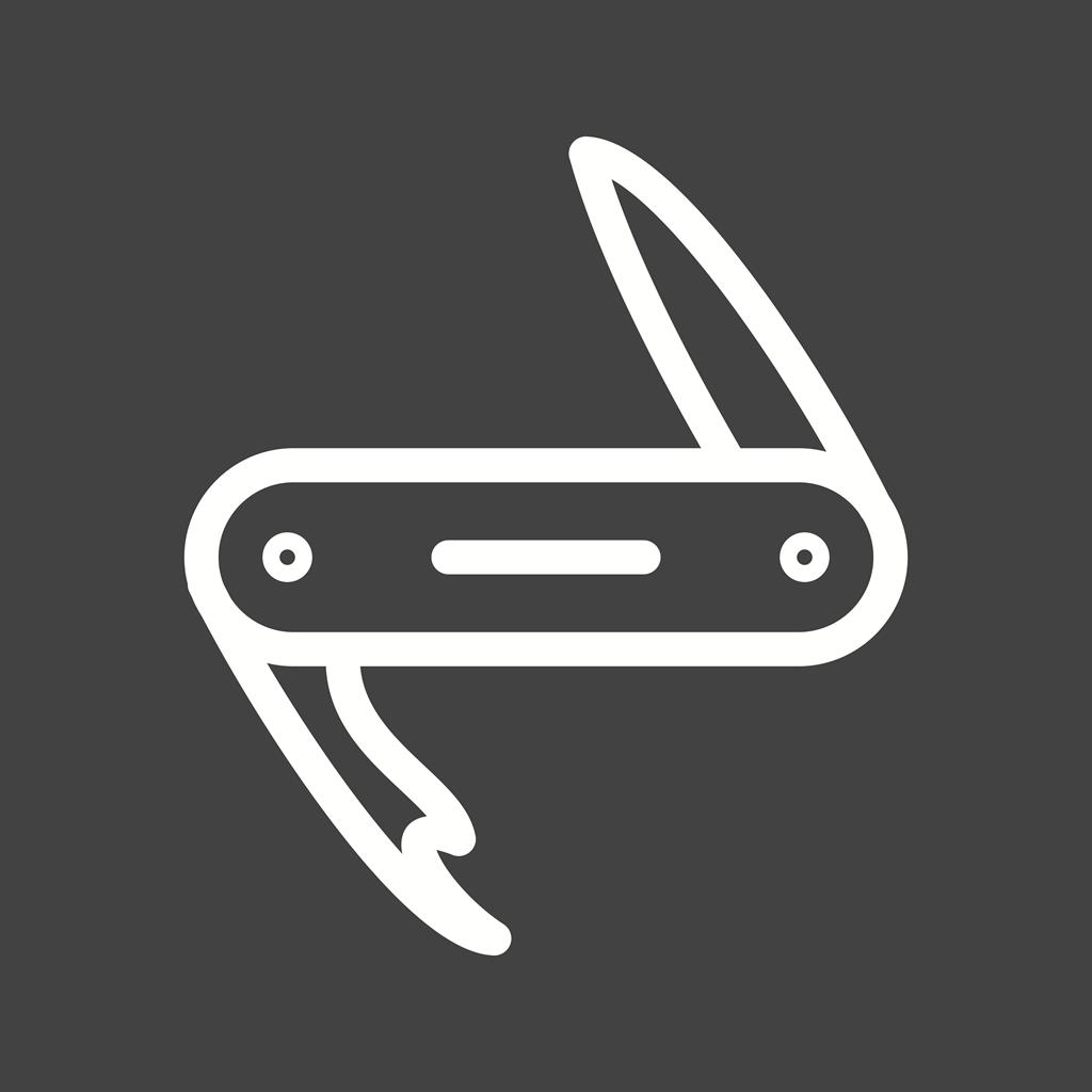 Army Knife Line Inverted Icon