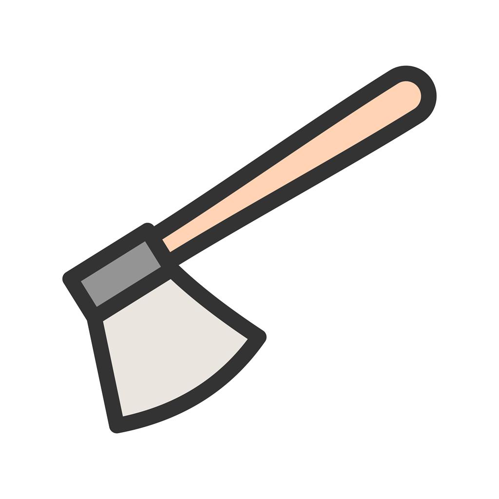 Axe Line Filled Icon