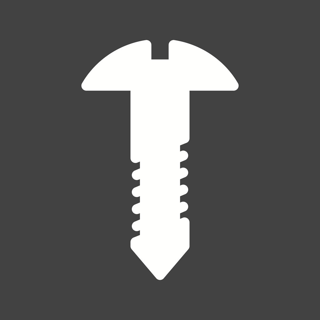 Bolt Glyph Inverted Icon