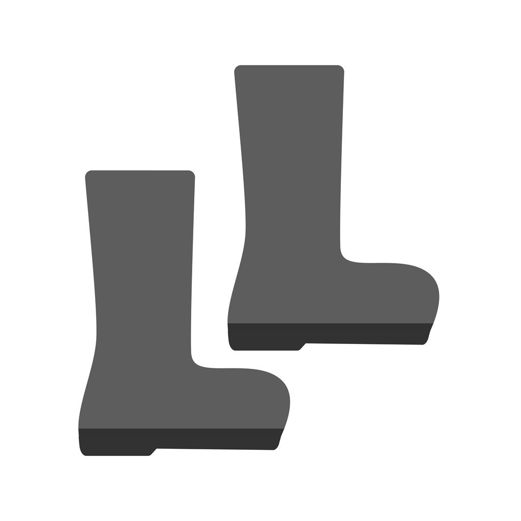 Boots Greyscale Icon