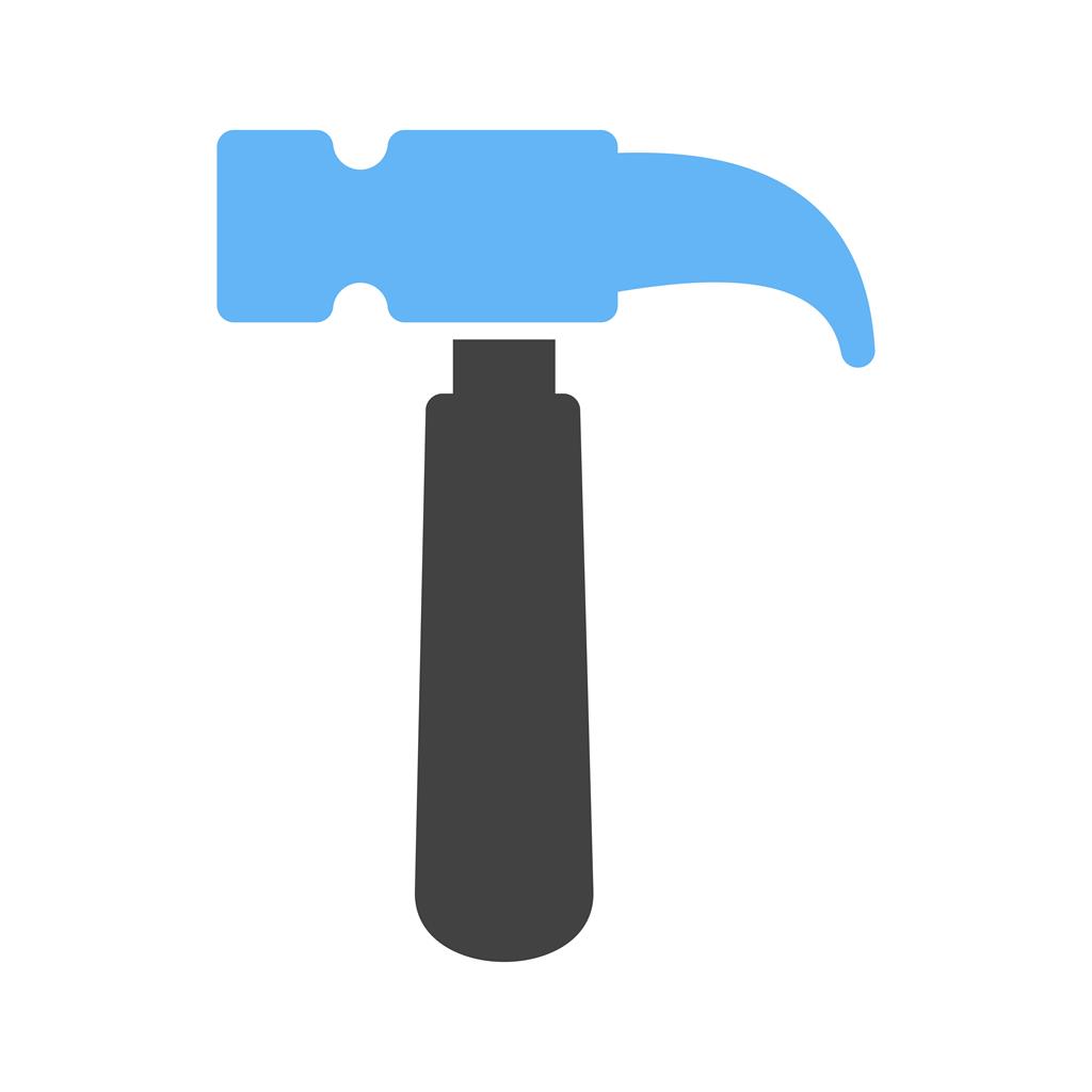 Hammer I Blue Black Icon