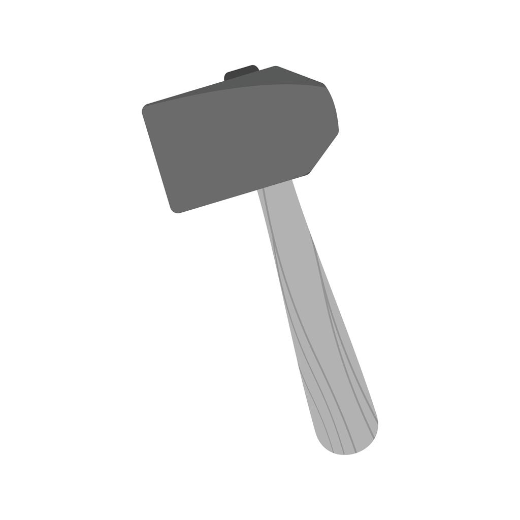 Hammer II Greyscale Icon