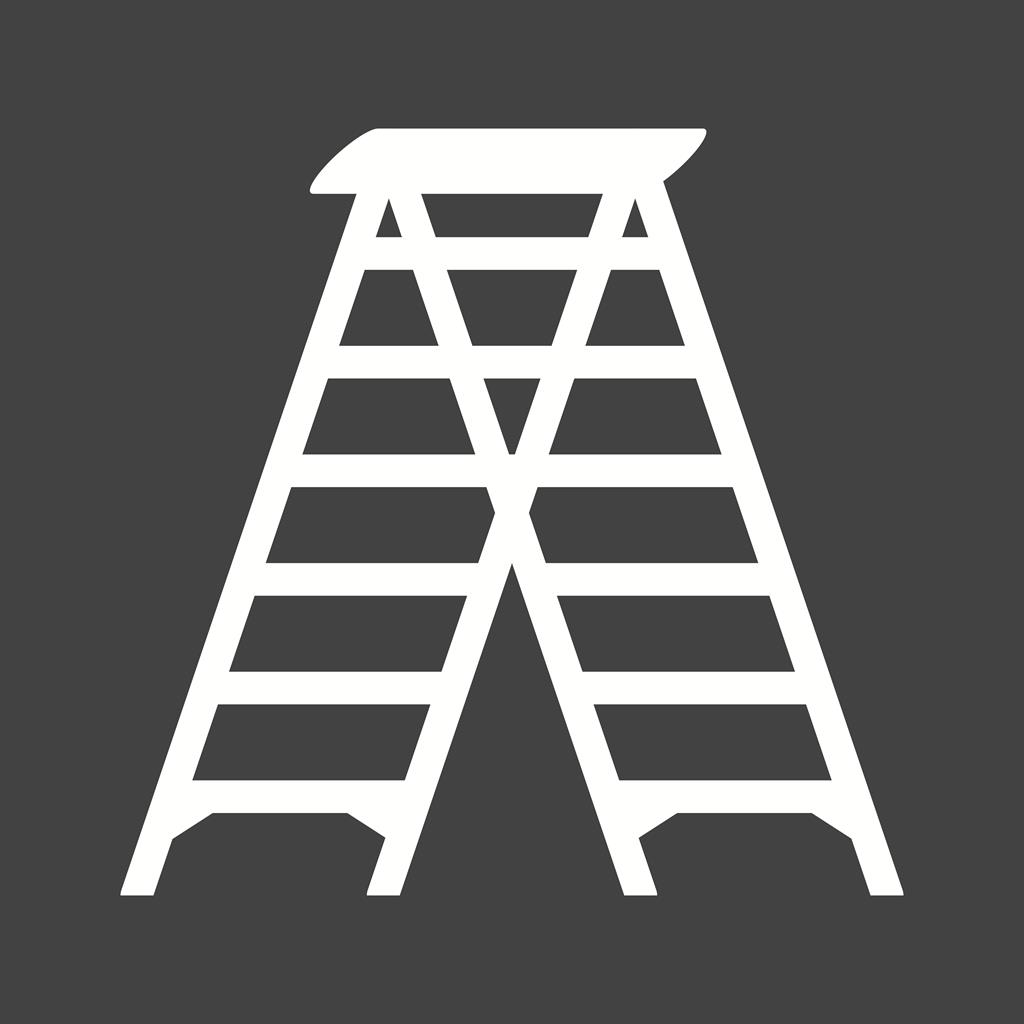 Ladder Glyph Inverted Icon