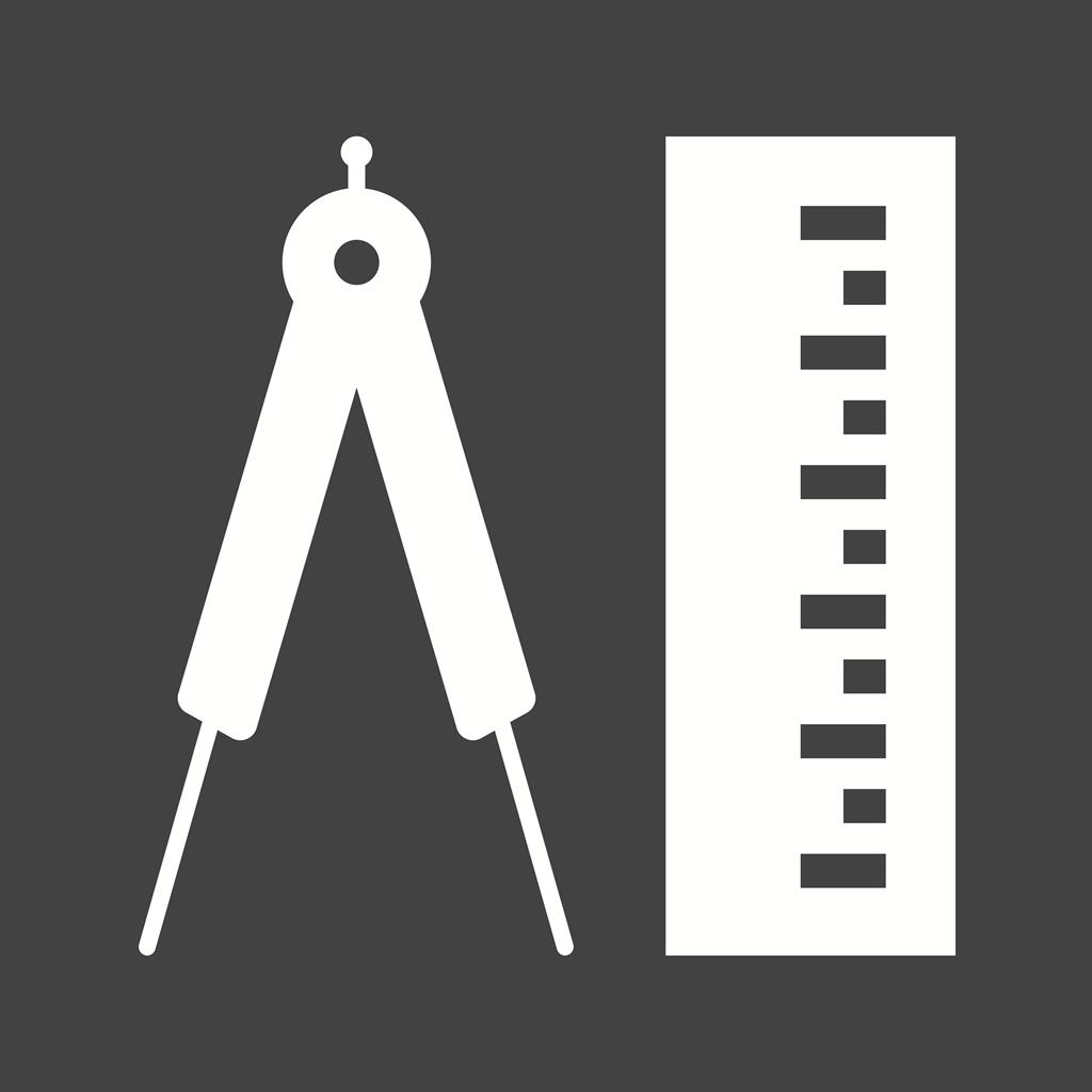 Measurement Glyph Inverted Icon