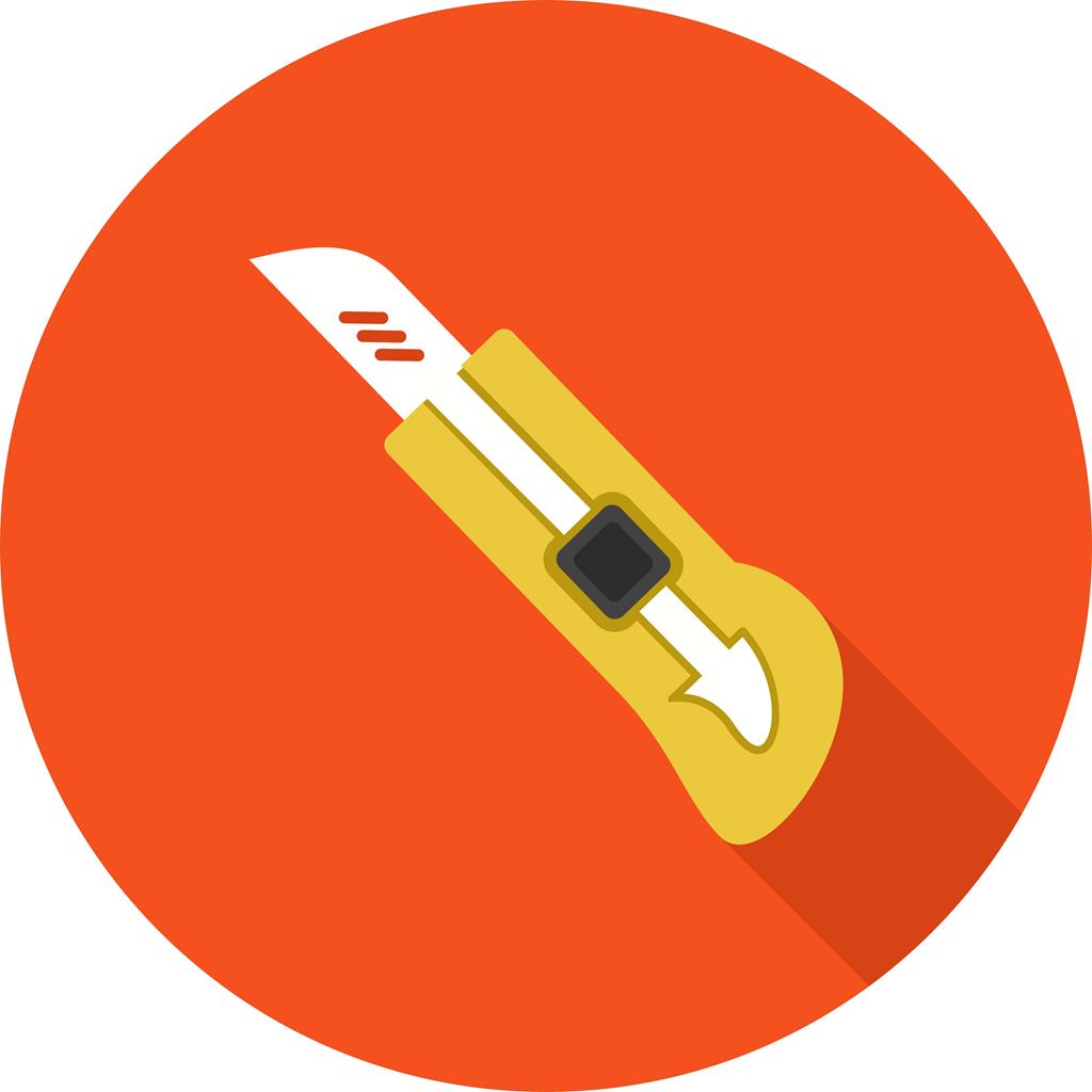 Paper Cutter Flat Shadowed Icon