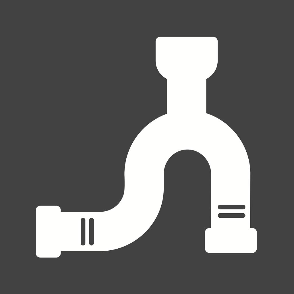Pipeline Glyph Inverted Icon