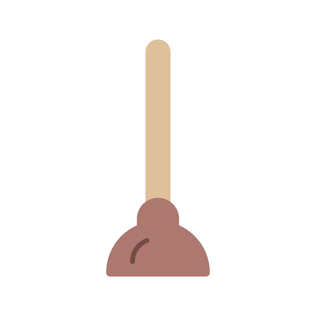 Plunger Flat Multicolor Icon
